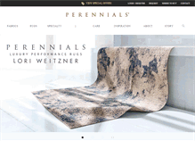Tablet Screenshot of perennialsfabrics.com